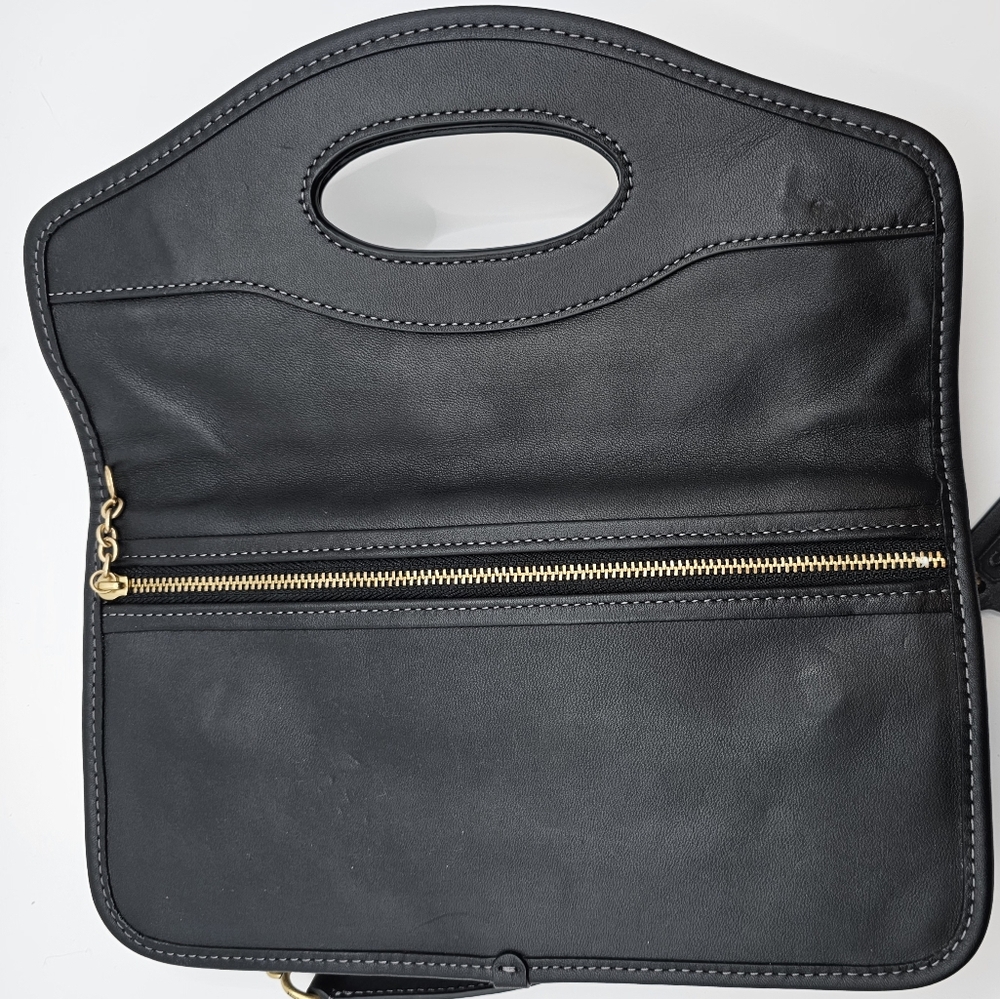 Coach Foldover Cut Out Clutch Crossbody, Style CA359 - Picture 3 of 15